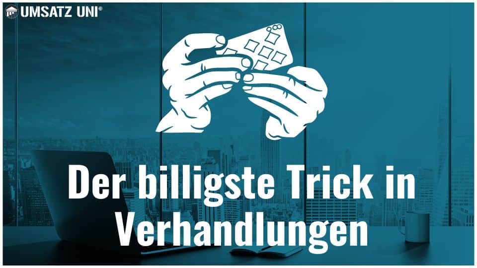 Verhandlungsticks Verhandlungsticks