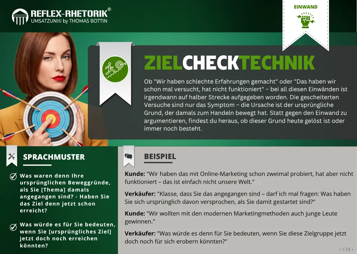 Lernkarte Zielcheck-Technik